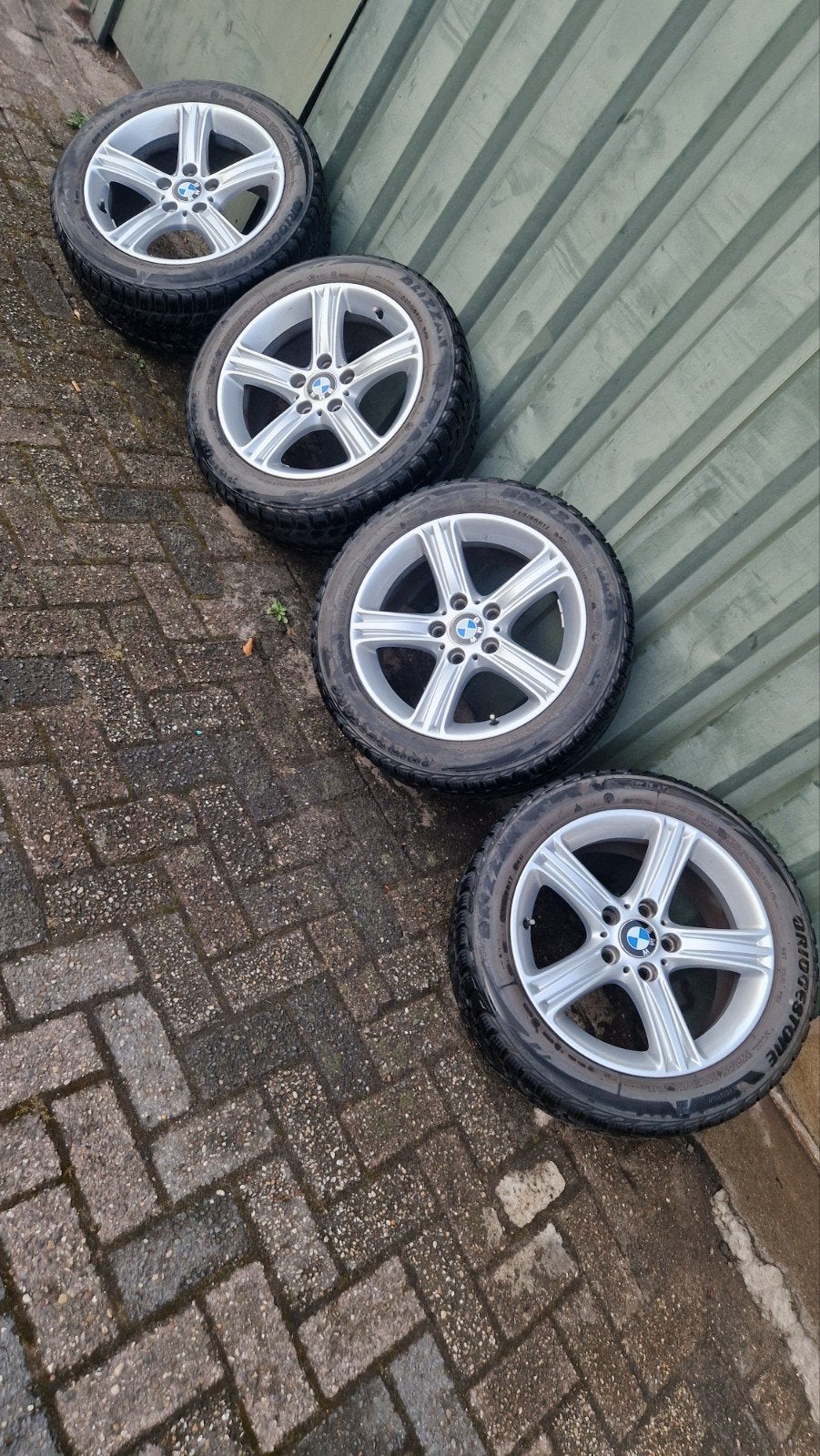 BMW Velgen 17 inch 5x120 Winterbanden, Ophalen