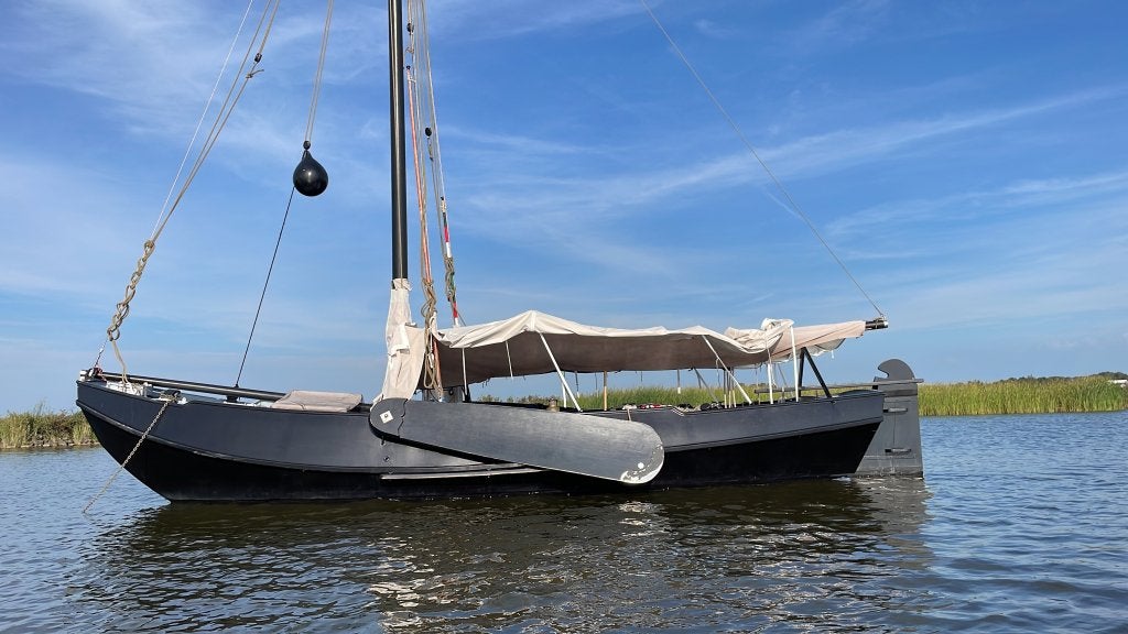 Deining schouw Schouw, Gebruikt, 11 m, Staal, Binnenboordmotor