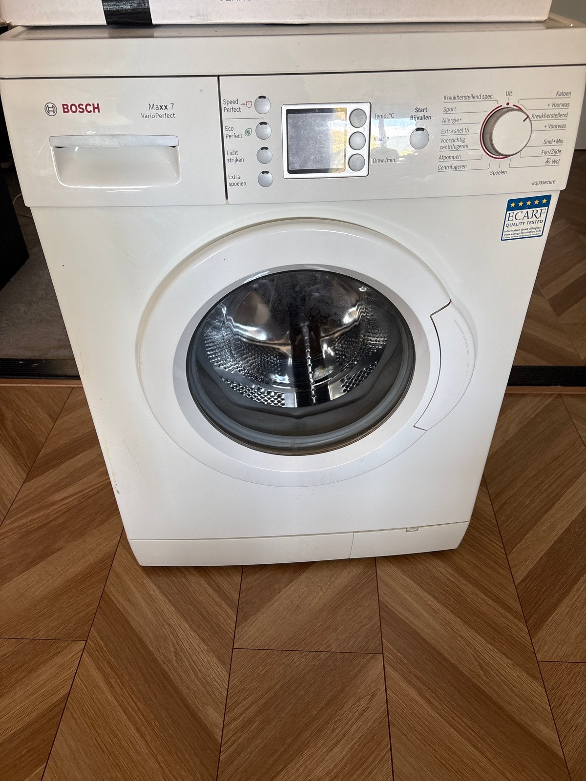 Gratis Bosch Maxx 7 VarioPerfect wasmachine - werkt perfect!, Witgoed en Apparatuur, Wasmachines, Gebruikt, Ophalen of Verzenden