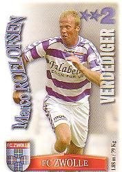 Voetbalplaatje	Marco Roelofsen	FC Zwolle	All Stars, Verzenden, Zo goed als nieuw, Overige binnenlandse clubs, Poster, Plaatje of Sticker