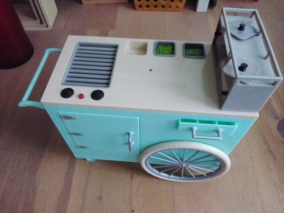 Leuke speelgoed foodtruck/hotdogkraam voor kinderen, Ophalen of Verzenden