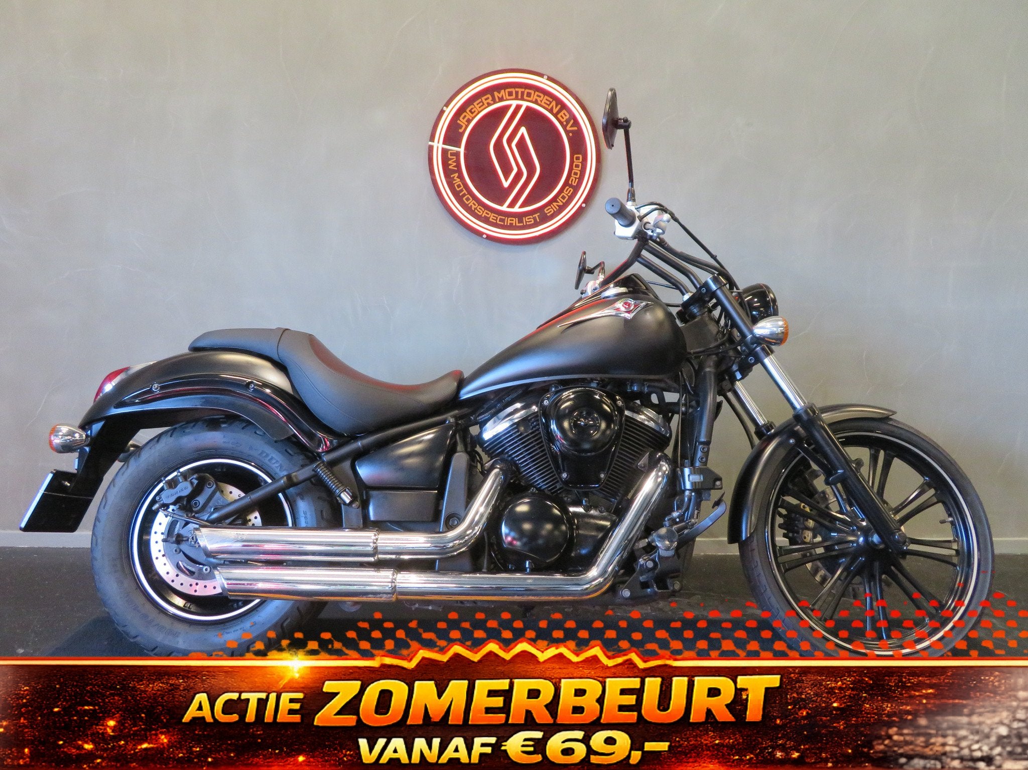Kawasaki VN900 VN 900 CUSTOM VANCE&HINES (bj 2010), Motoren, Motoren | Kawasaki, Bedrijf, 900 cc, Toermotor