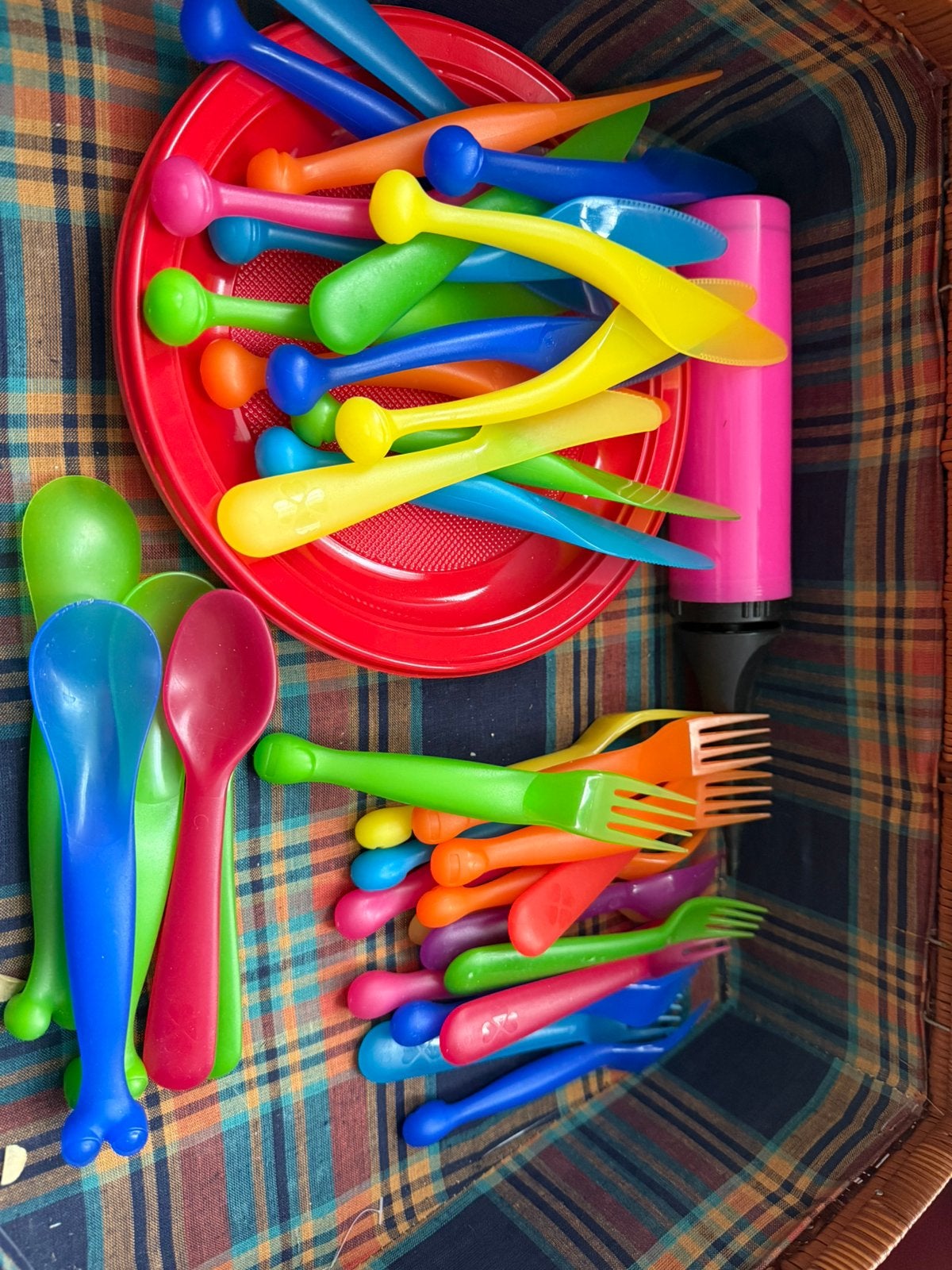 Gratis ikea bestek plastic, Ophalen of Verzenden, Zo goed als nieuw, Jongen of Meisje