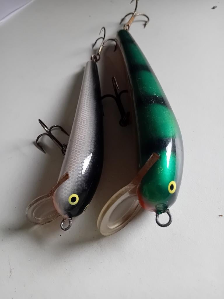2x OPS Lures, nilsmaster imitatie. Kunstaas, Ophalen of Verzenden, Zo goed als nieuw, Overige typen