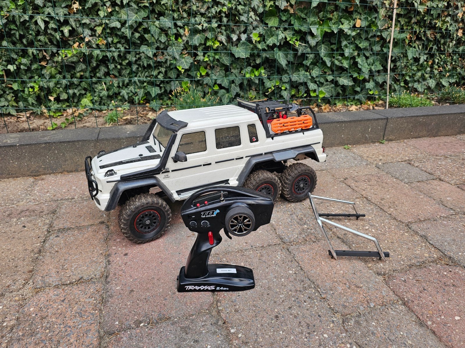 traxxas trx6 hobbiewingcombo upgrade., Gebruikt, Auto offroad, Schaal 1:10, Ophalen