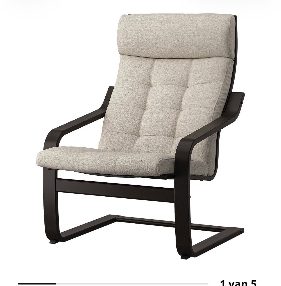 Poäng stoel (Ikea)/Comfortabele fauteuil - Zo goed als nieuw, Ophalen, Overige kleuren, Scandinavisch, Zo goed als nieuw