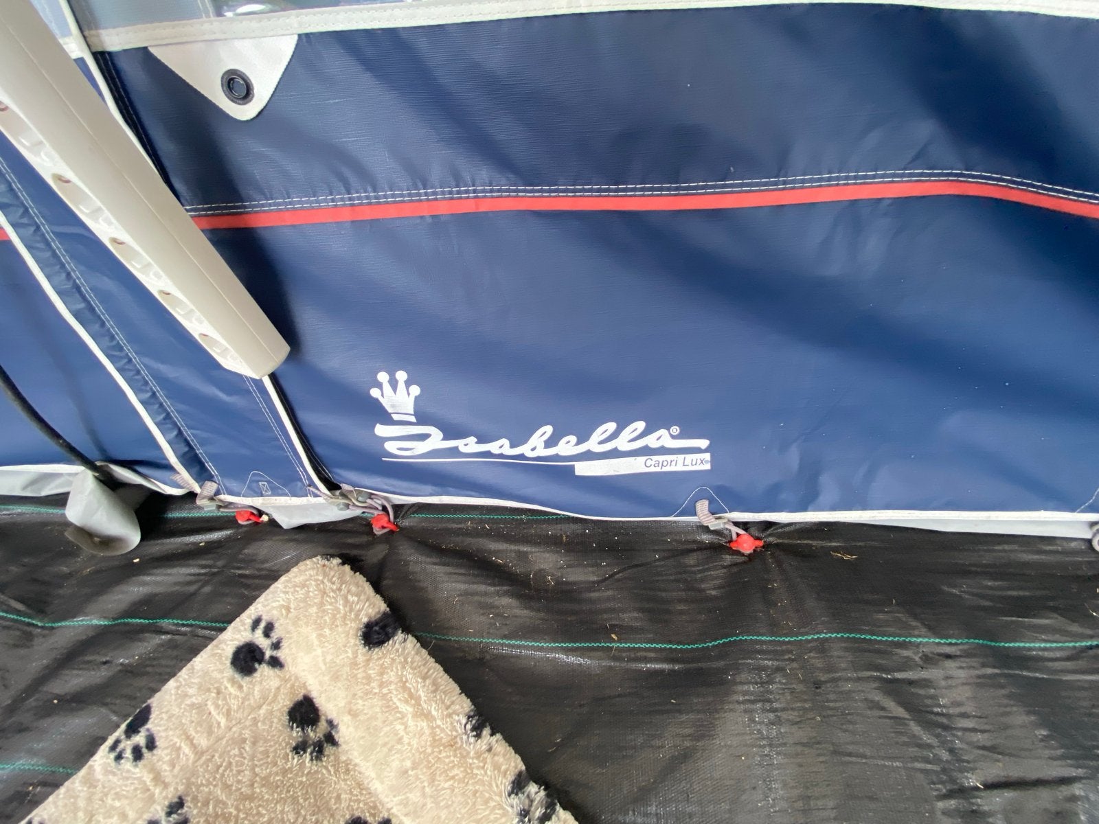 Isabella Capri Lux Voortent - Zo goed als nieuw, Ophalen, Zo goed als nieuw, Ten Cate All Season 240g/m2, Isabella