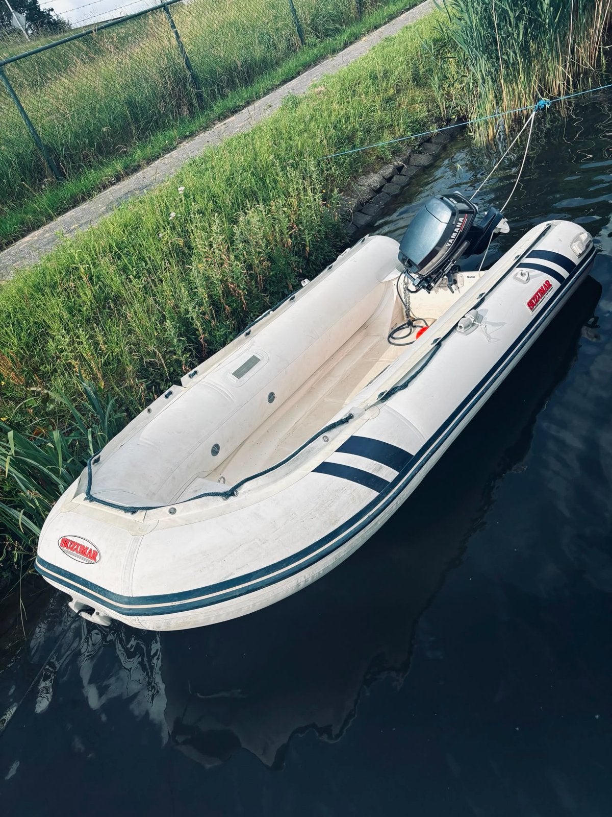 RIB 360 met 25 pk Yamaha buitenboordmotor, Watersport en Boten, Rubberboten, Yamaha, Ophalen of Verzenden, Buitenboordmotor, Gebruikt