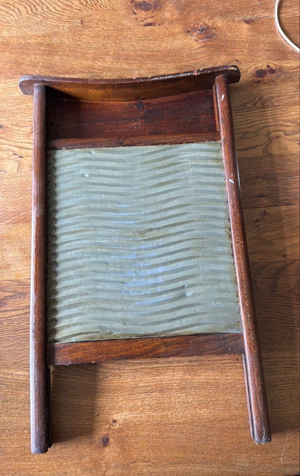 Antiek wasbord - Decoratief houten wasbord, Ophalen of Verzenden