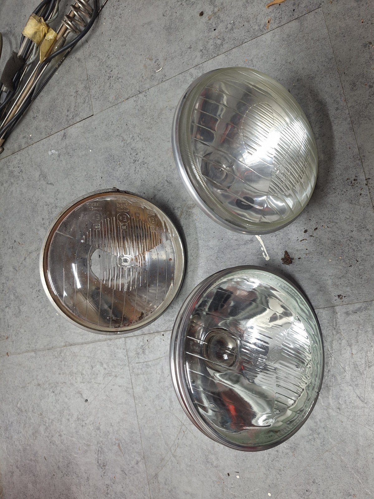 3x koplamp 2cv, Auto-onderdelen, Ophalen of Verzenden