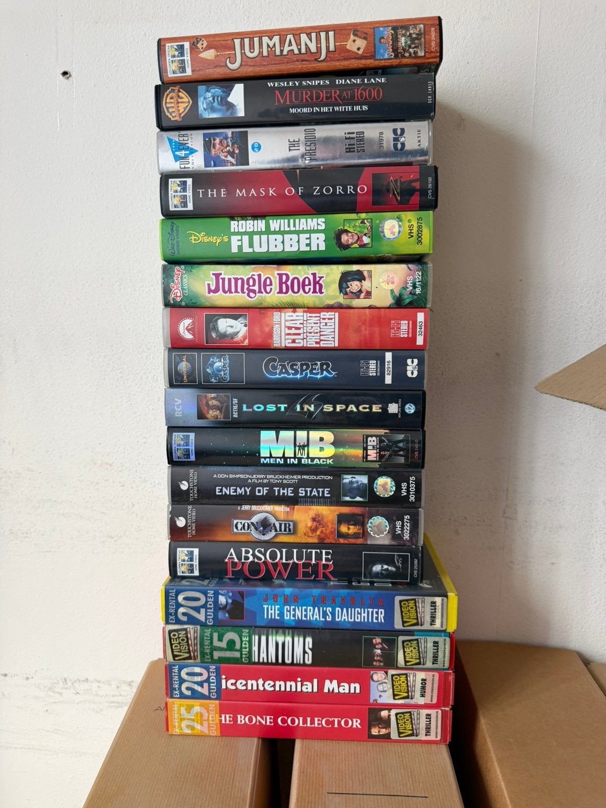 Mooie partij VHS videobanden (16x) Disney, Actie & Thrillers, Alle leeftijden, Ophalen of Verzenden, Zo goed als nieuw