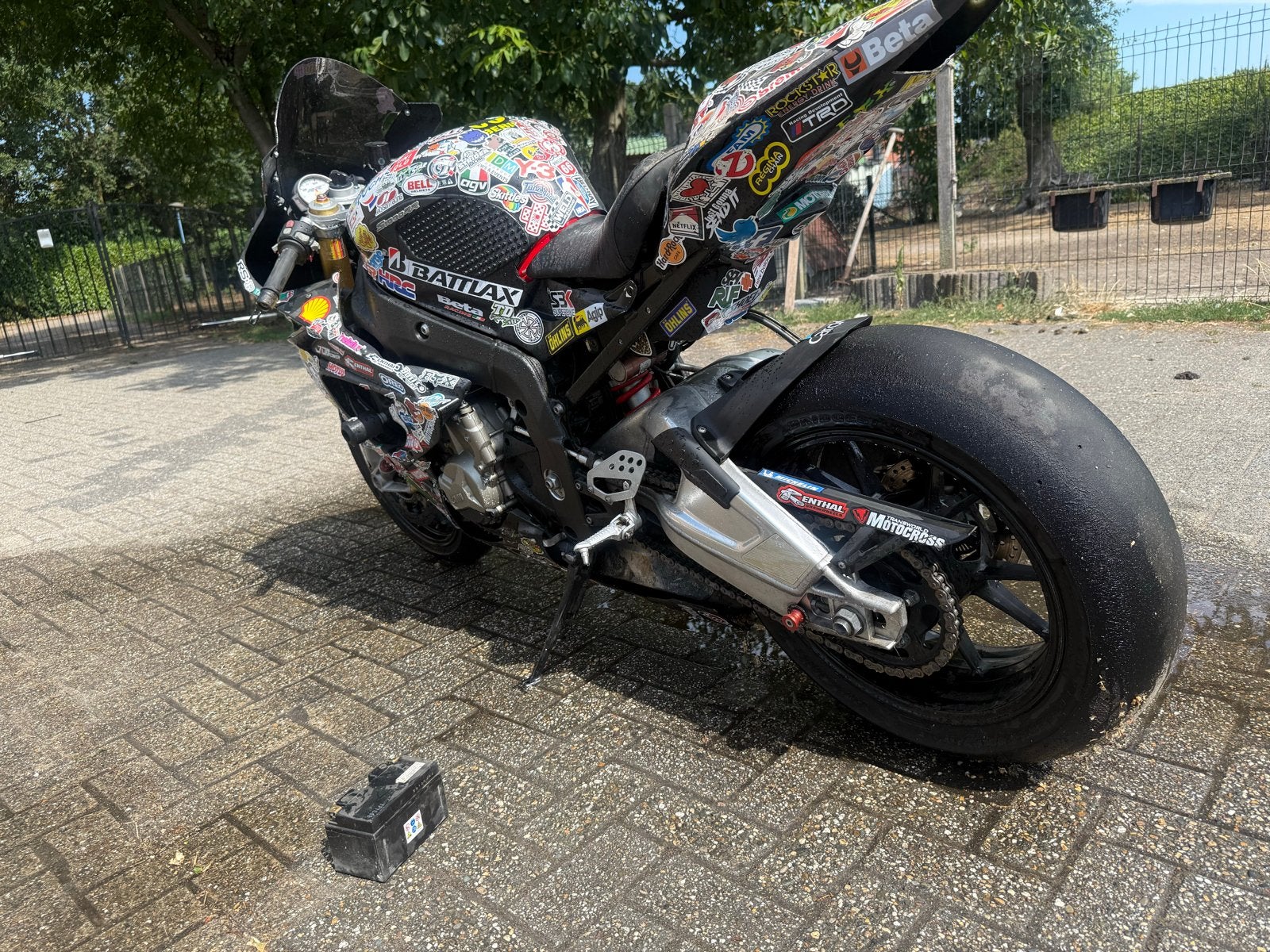 BMW S1000RR circuit, Sportuitlaat, 4 cilinders, Motorrijbewijs A, Gebruikt