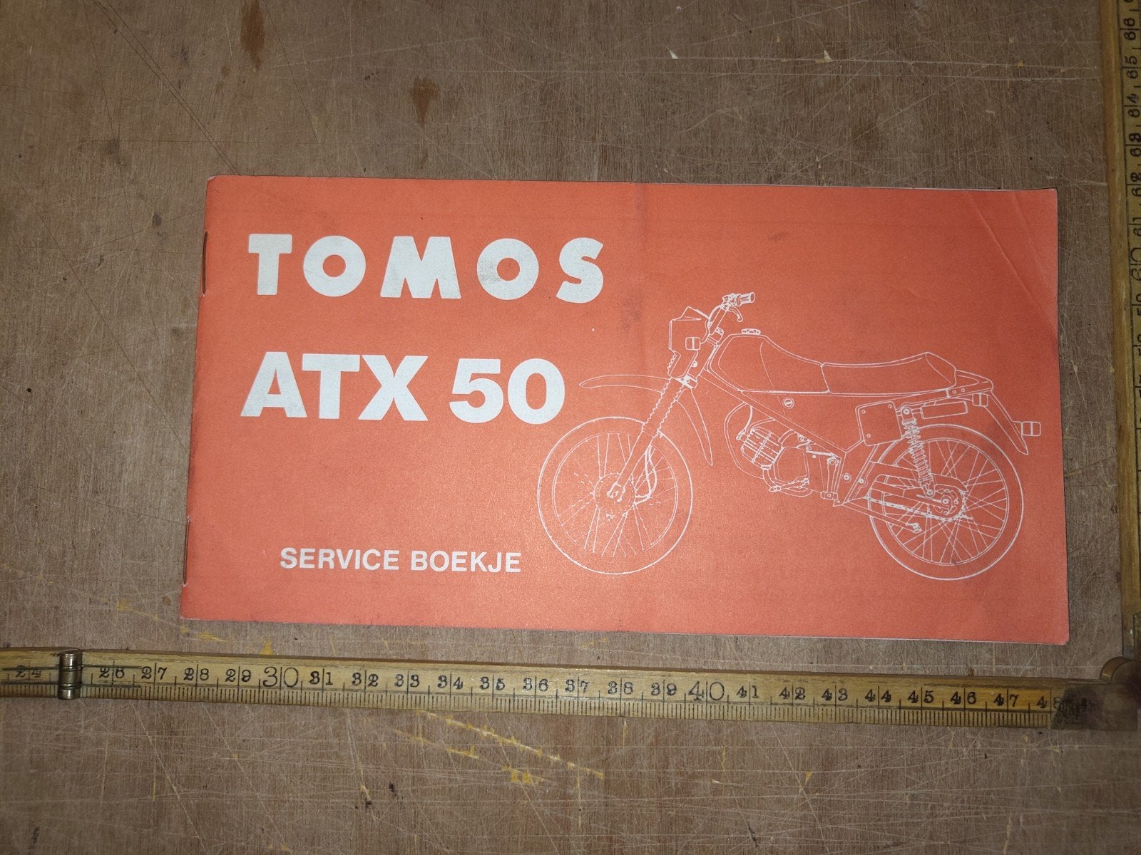 Handleiding Tomos Atx, Fietsen en Brommers, Handleidingen en Instructieboekjes, Gebruikt, Ophalen of Verzenden