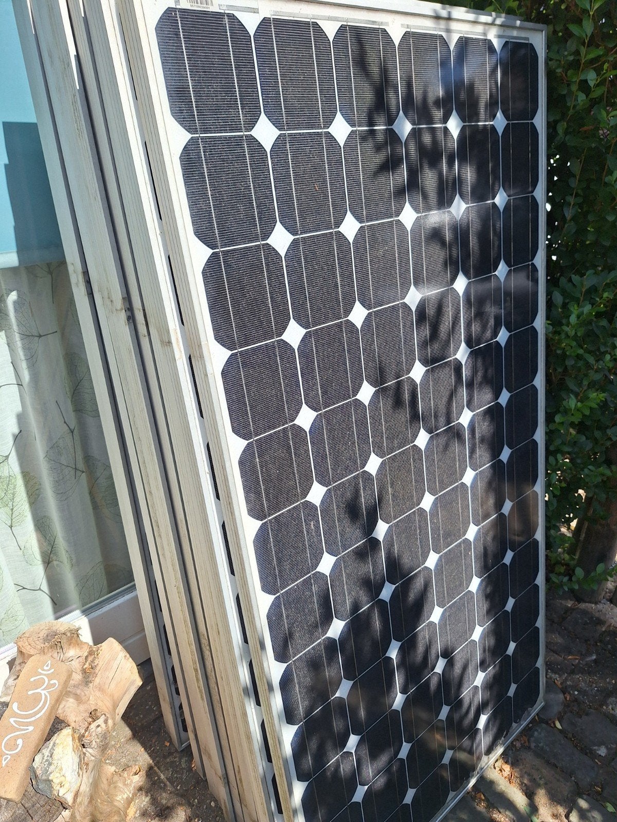 Zonnepanelen, Doe-het-zelf en Verbouw, Zonnepanelen en Toebehoren, Ophalen, Gebruikt, Paneel, 200 wattpiek of meer