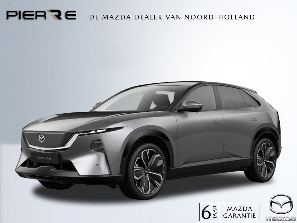 Mazda CX-6e Takumi 78 kWh NAVI | APPLE CARPLAY / ANDROID | P, Auto's, Mazda, Automaat, Achterwielaandrijving, Beige, 6e