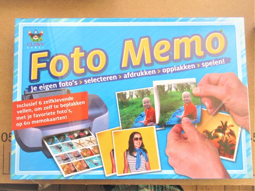 foto memo, Een of twee spelers, Ophalen of Verzenden, Nieuw