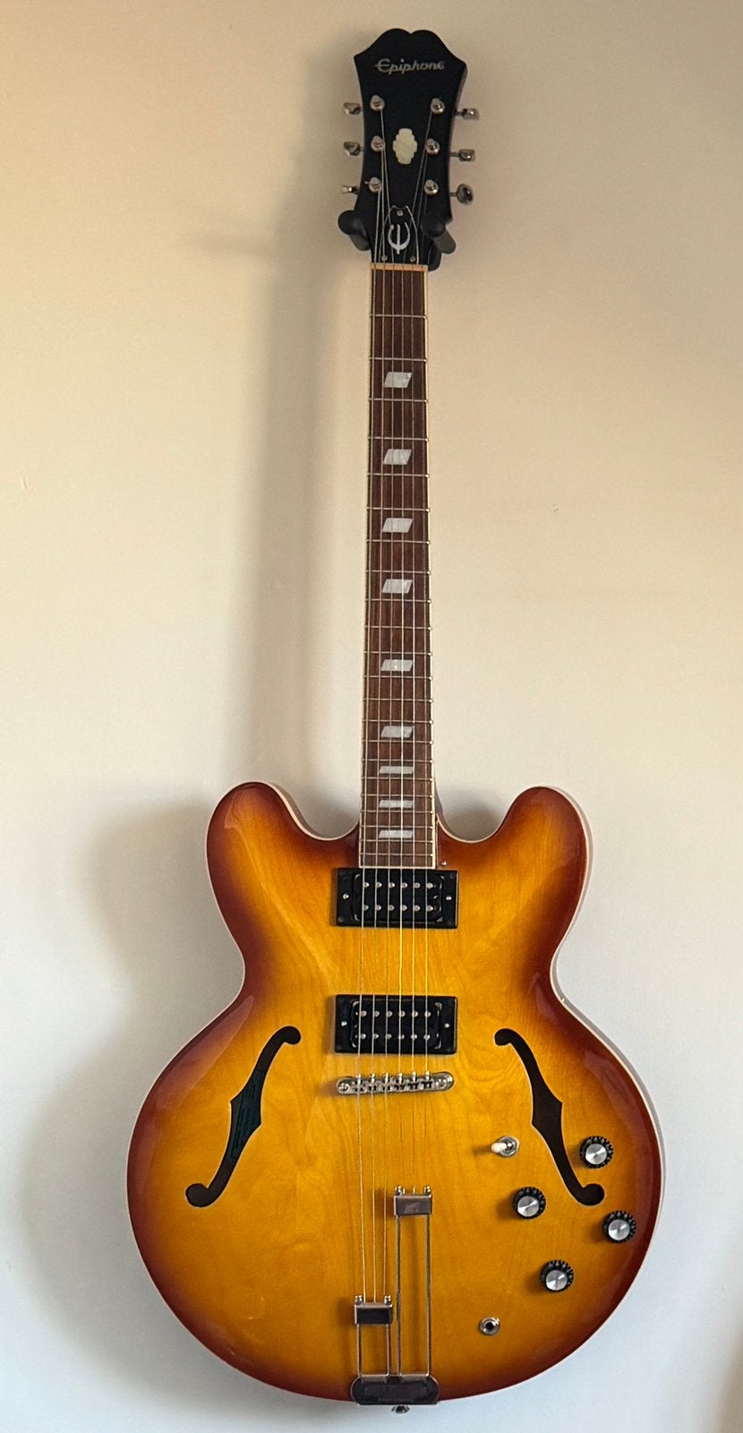 Epiphone Riviera E360TD, Muziek en Instrumenten, Ophalen, Gebruikt, Semi-solid body, Epiphone