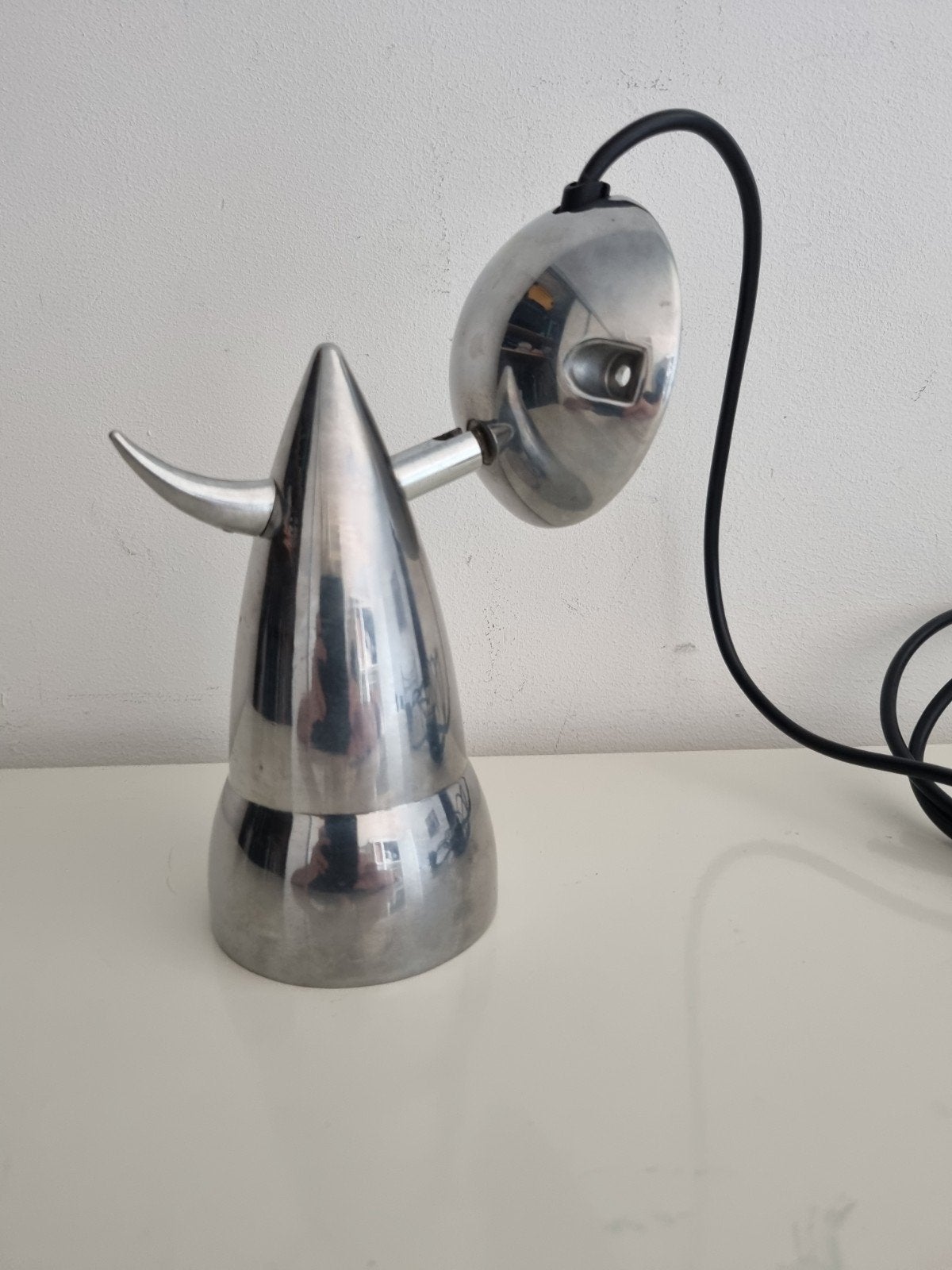 Vintage IKEA wandlamp, ontwerp Panton & Sottsass (1980), Gebruikt, IKEA, Ophalen of Verzenden, Met schakelaar