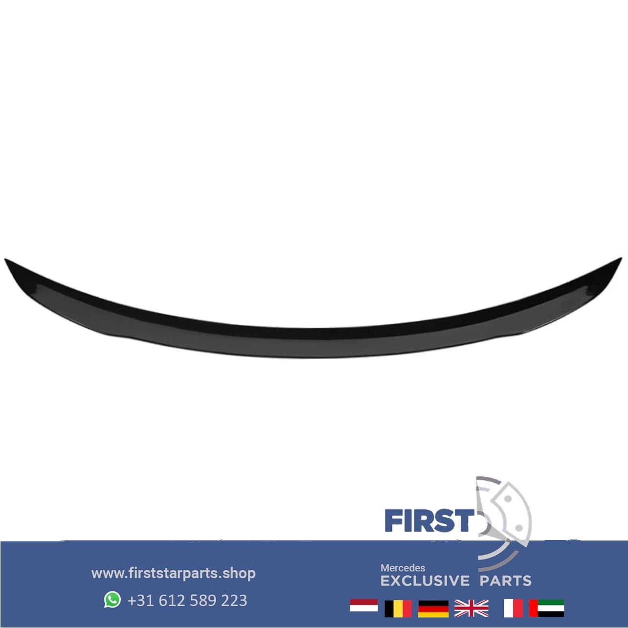 W177 V177 A KLASSE SEDAN AMG KOFFERBAK SPOILER ZWART 2018-20, Gebruikt, Ophalen of Verzenden, Achter, -