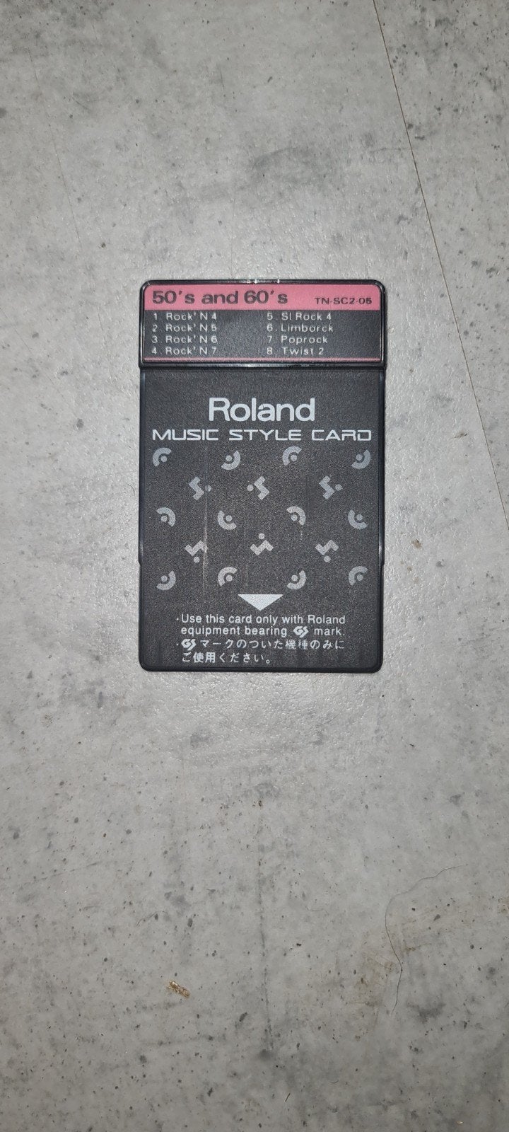 Roland Music Style Card 50's and 60's (TN-SC2-05), Ophalen of Verzenden