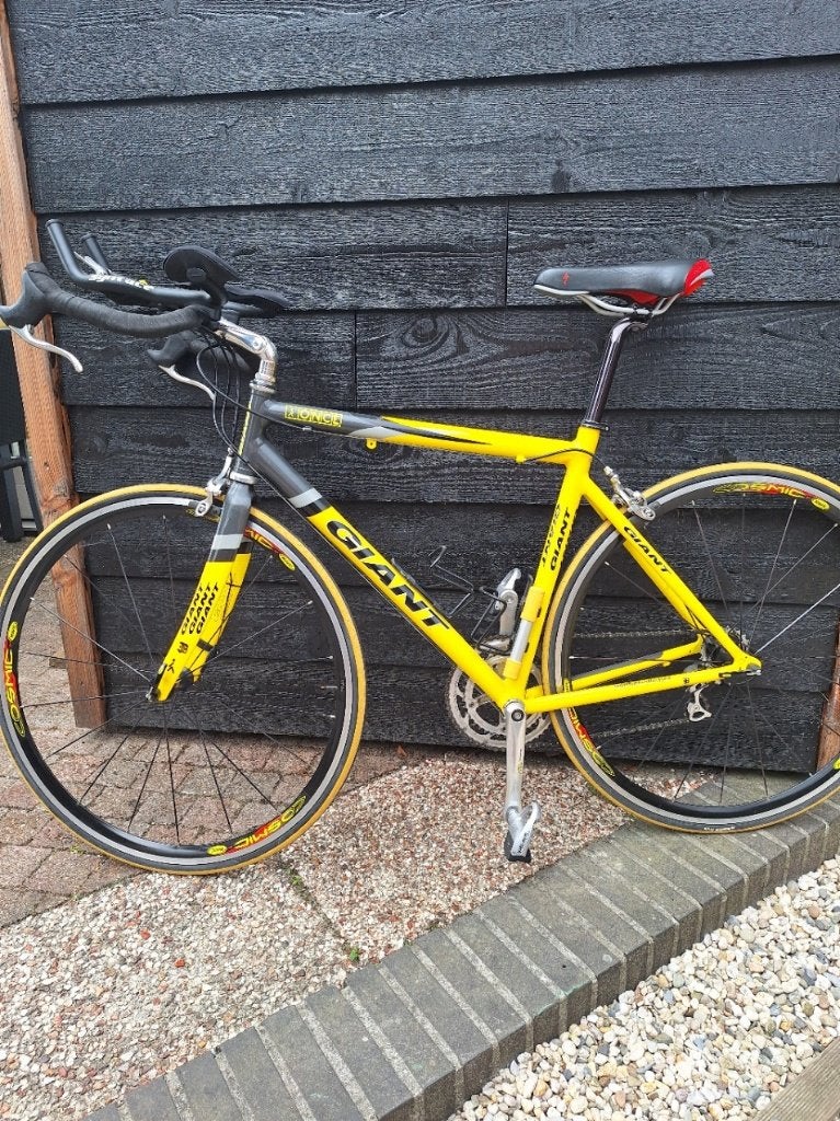 Racefiets / triatlon fiets met ligstuur en ossekop., Ophalen, 28 inch, Gebruikt, Aluminium