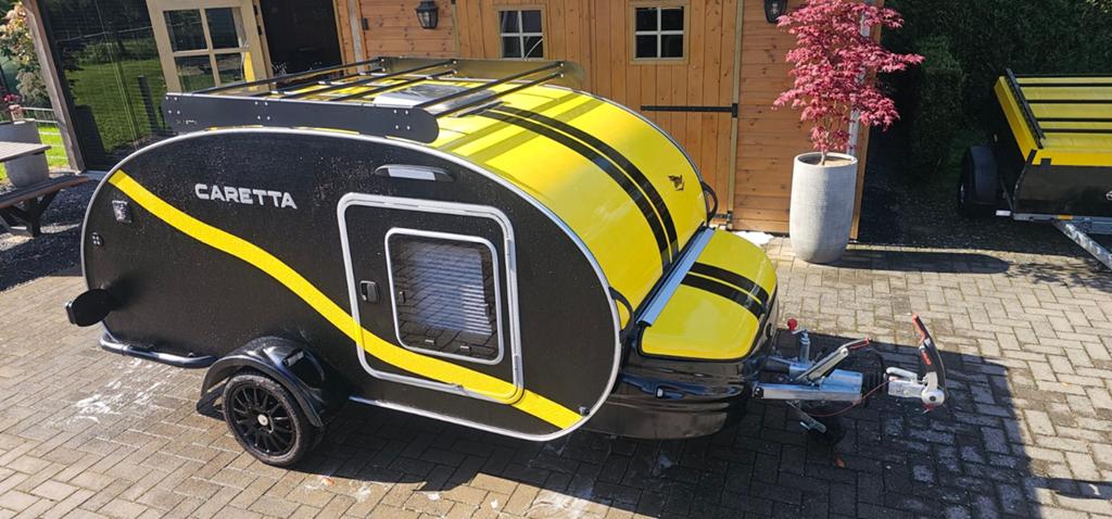 Caretta 1500 Teardrop Caravan - Compact en Compleet, Overige merken, Vast bed, Rondzit, Tot en met 2