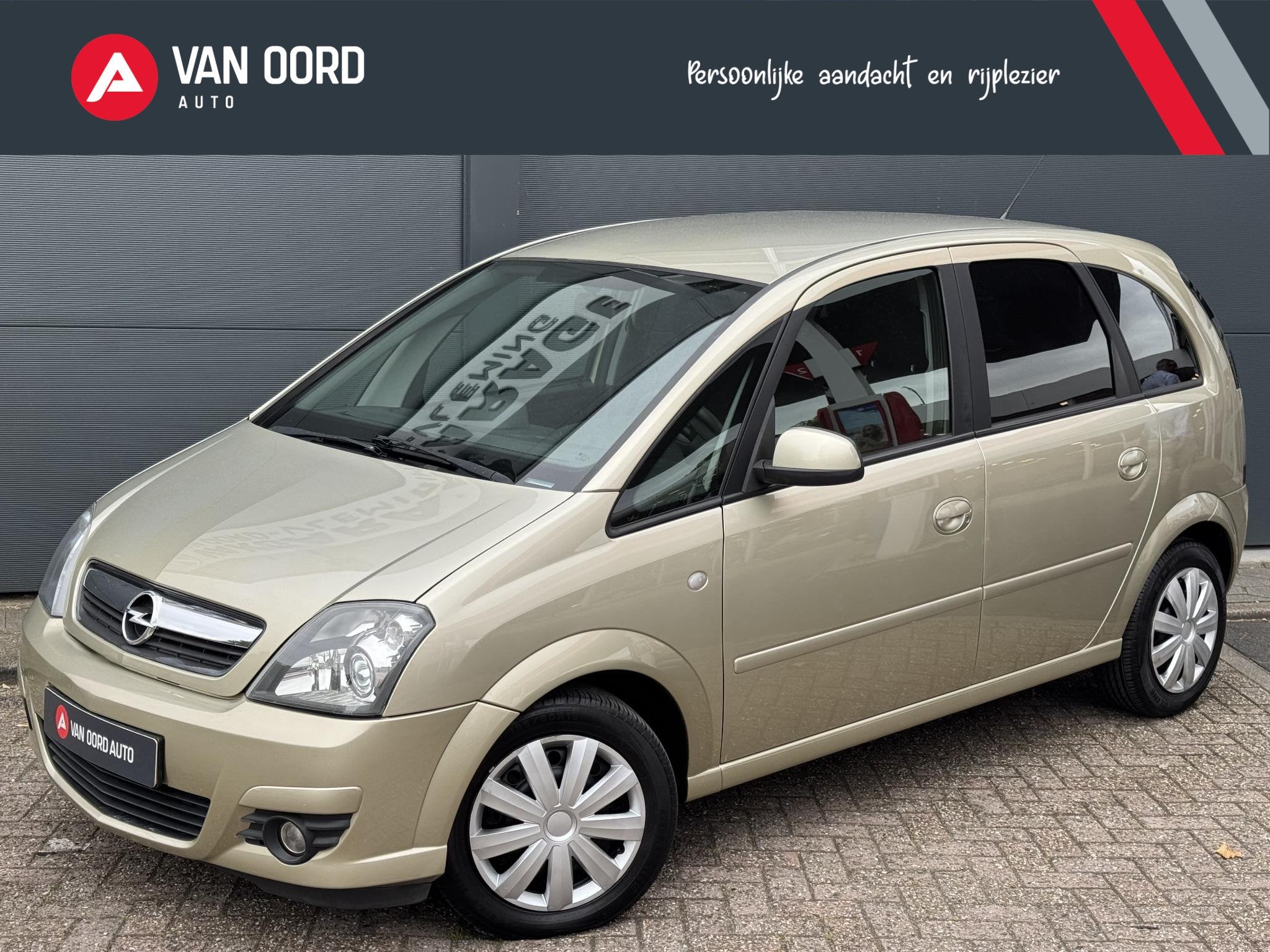 Opel Meriva 1.6-16V Edition, Auto's, Opel, Gebruikt, 4 cilinders, Geel, Euro 4