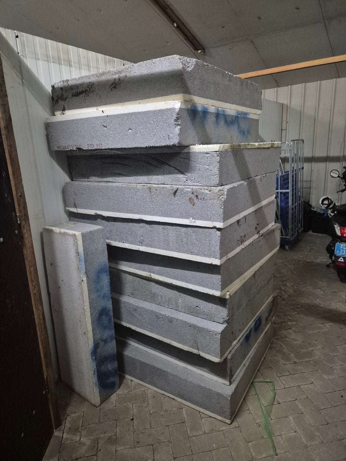 piepschuim bloklen 100x120x20cm - Ideaal voor diverse projec, Ophalen, Gebruikt, Overige typen