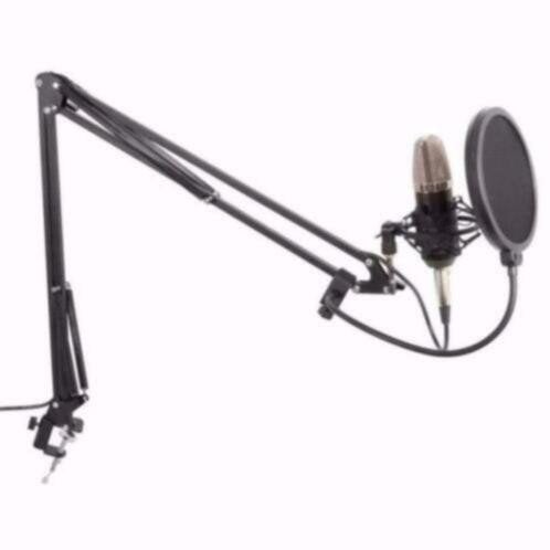 Condensator microfoon met tafel arm en popfilter, ., Overige typen, Nieuw, Ophalen of Verzenden