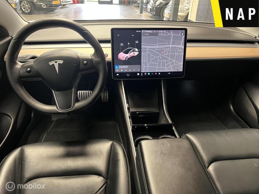 Tesla Model 3 Performance AWD 75 kWh 1e Eigenaar-NAP-Pano, Auto's, Tesla, Automaat, Zwart, 547 km, 462 pk
