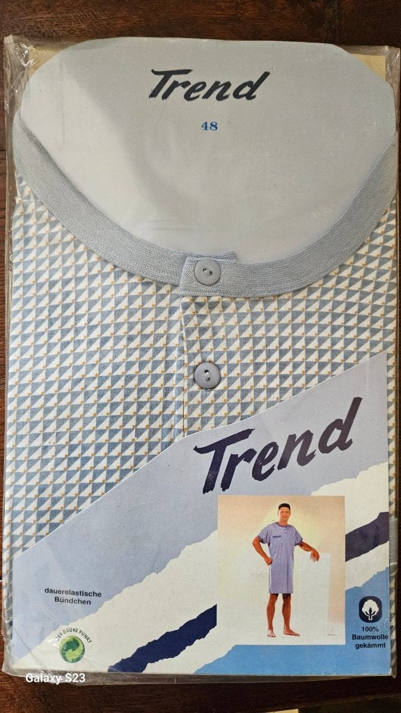 Heren nachthemd tricot, Kleding | Heren, Maat 48/50 (M), Normann, Onbekend, Nieuw