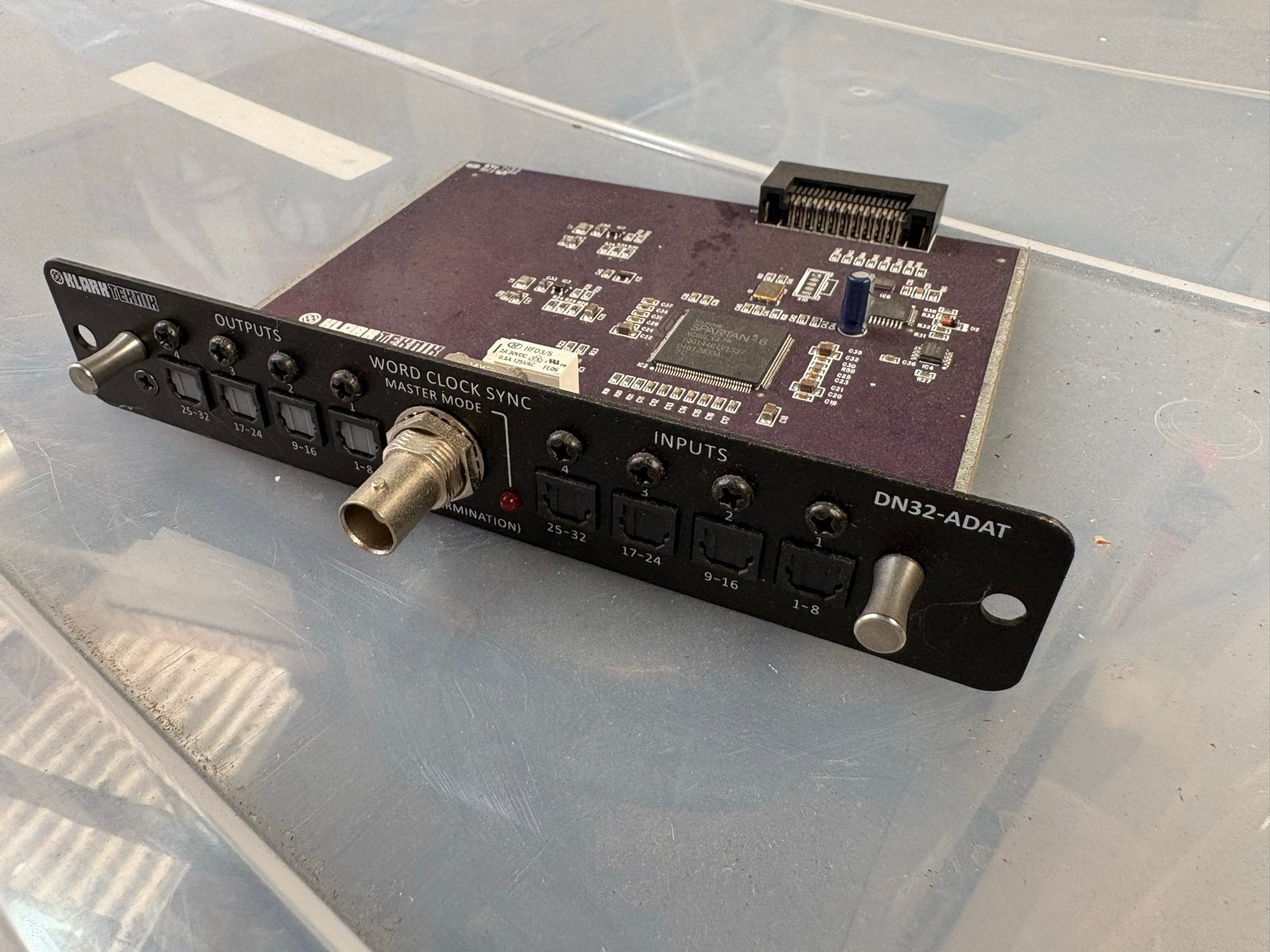 Klark Teknik DN32-ADAT Uitbreidingskaart voor Mengpaneel, Ophalen, Gebruikt