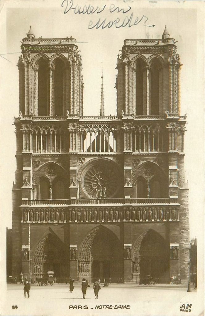 702-025-007 Paris Notre Dame, Verzenden, Voor 1920, Frankrijk