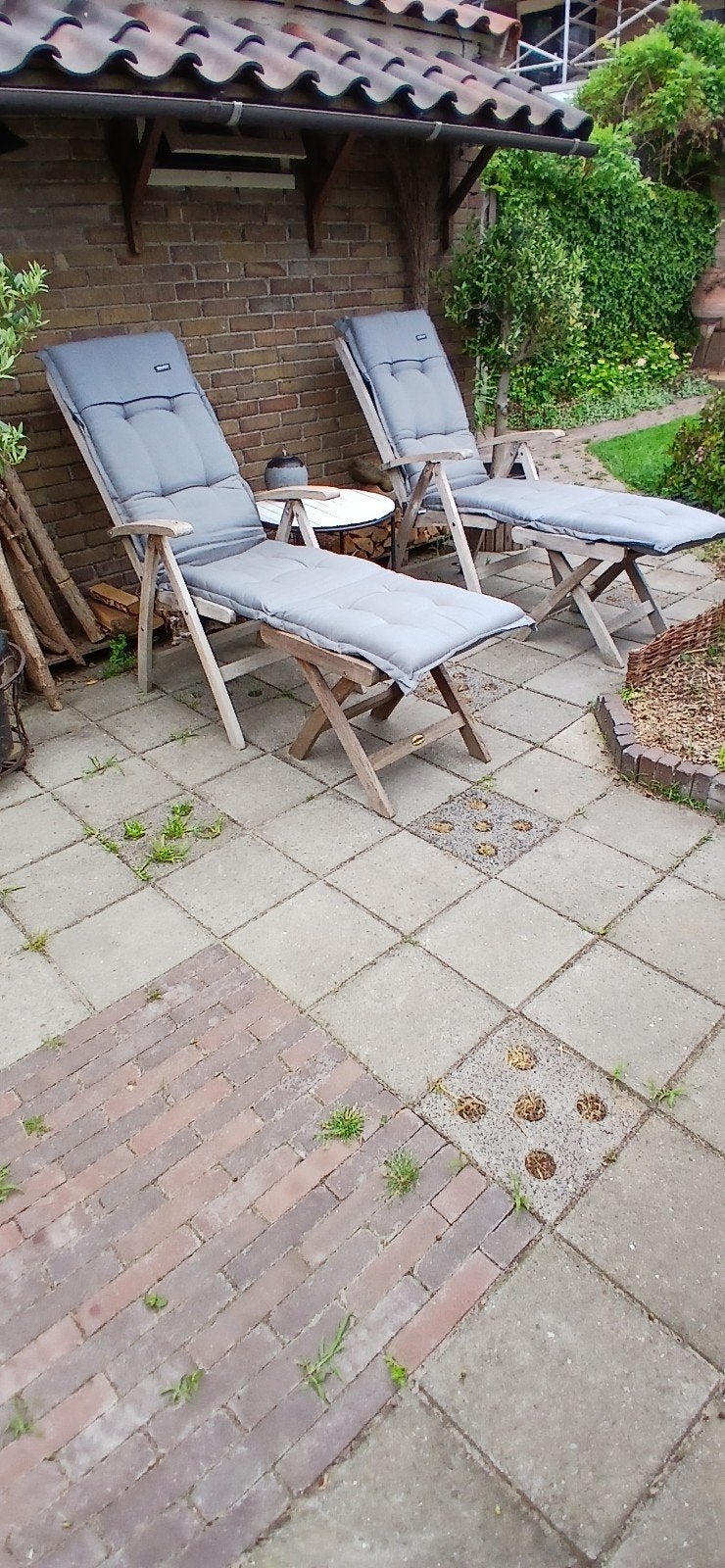 Twee Deckchair kussens. Merk  Madison., Ophalen, Zo goed als nieuw, Overige materialen, Inklapbaar