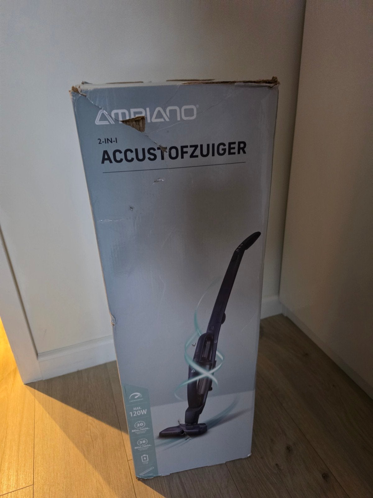 Ambiano 2-in-1 Accustofzuiger - Draadloos en Krachtig, Ophalen, Overige merken, Nieuw, Draadloos