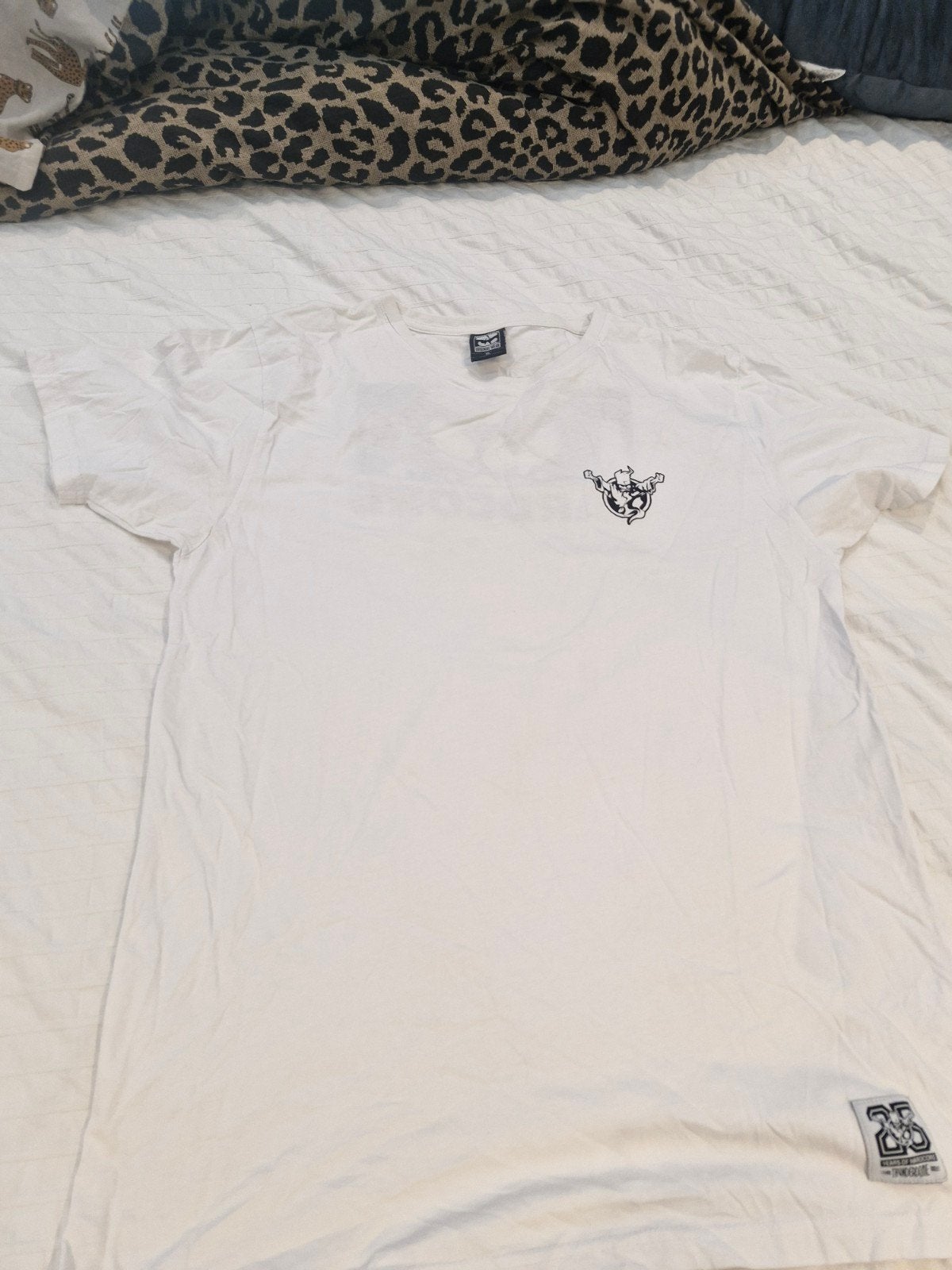 Thunderdome Hardcore T-shirt - Goede Staat, Thunderdome, Wit, Maat 56/58 (XL), Ophalen of Verzenden