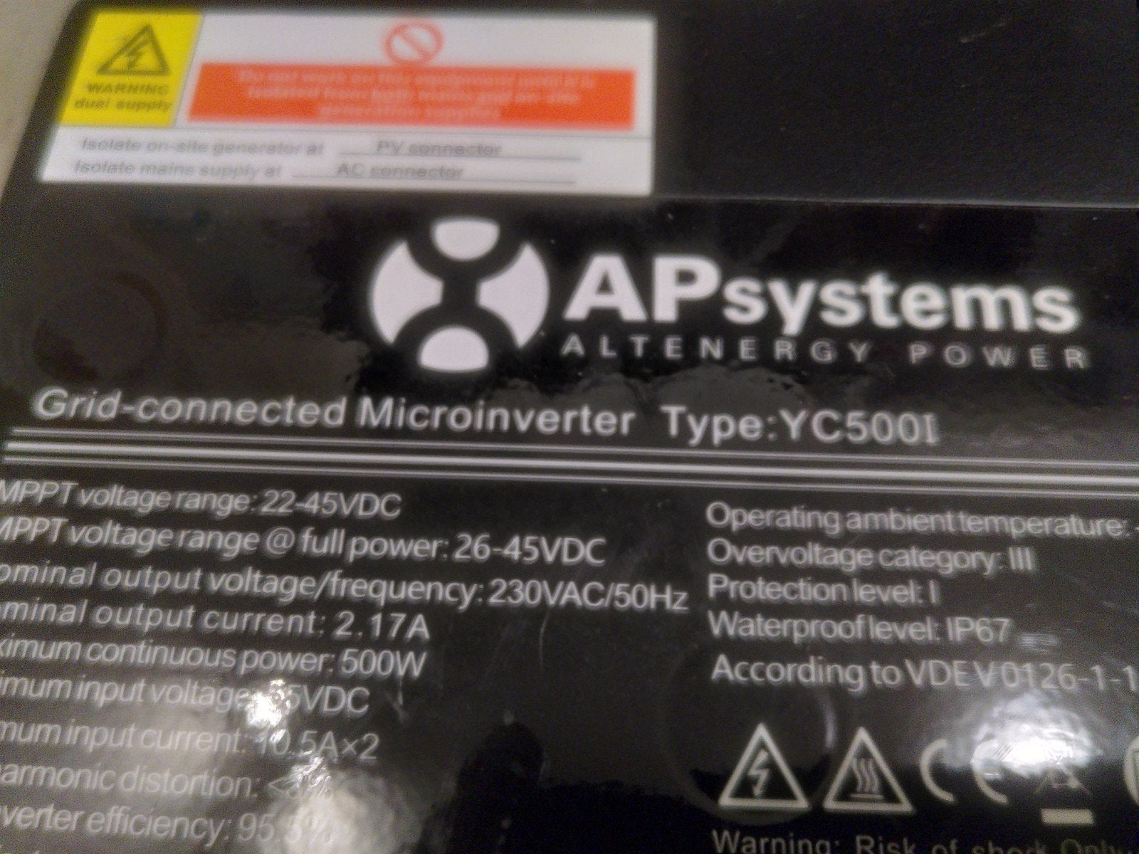 Gezocht AC kabel voor APsystems YC500I, Doe-het-zelf en Verbouw, Ophalen of Verzenden