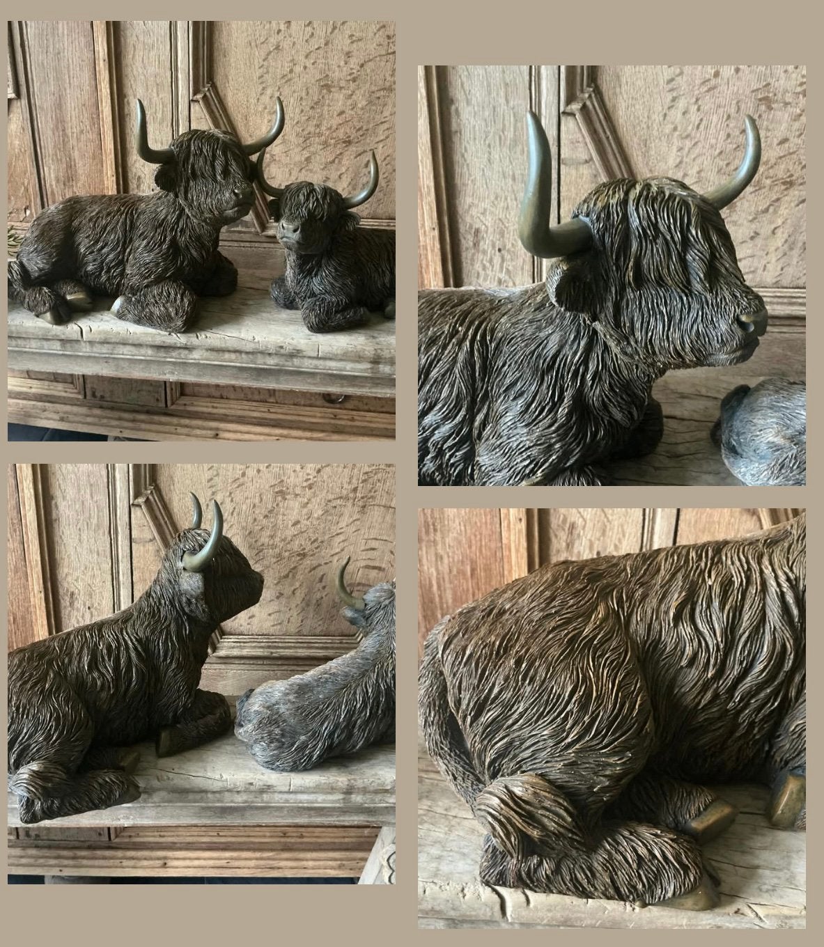 NIEUW set forse liggende Schotse Hooglanders, Ophalen of Verzenden, Nieuw