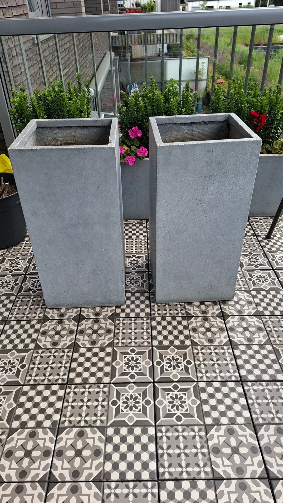 bloempotten, Tuin en Terras, Bloembakken en Plantenbakken, Ophalen, Steen, Gebruikt, Minder dan 30 cm