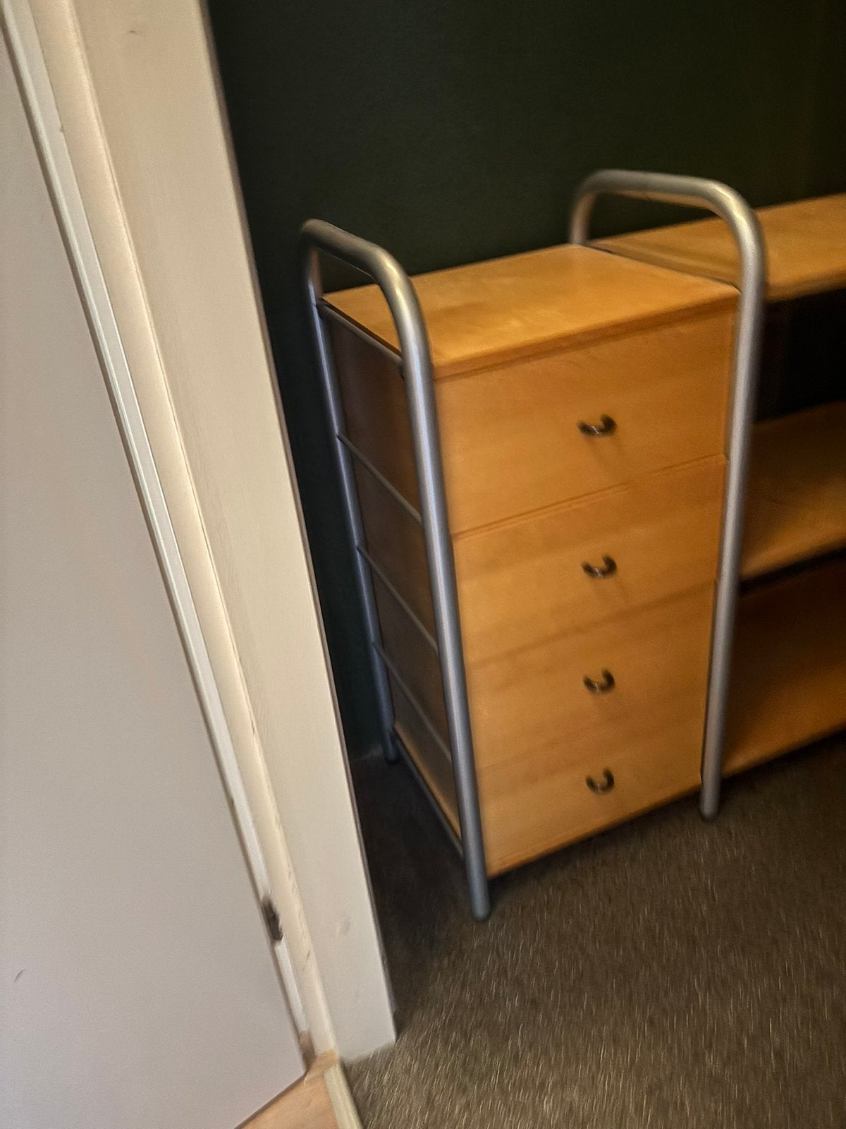 Rek met laden, Huis en Inrichting, Kasten | Wandmeubels, Met plank(en), Gebruikt, Minder dan 150 cm, Minder dan 100 cm