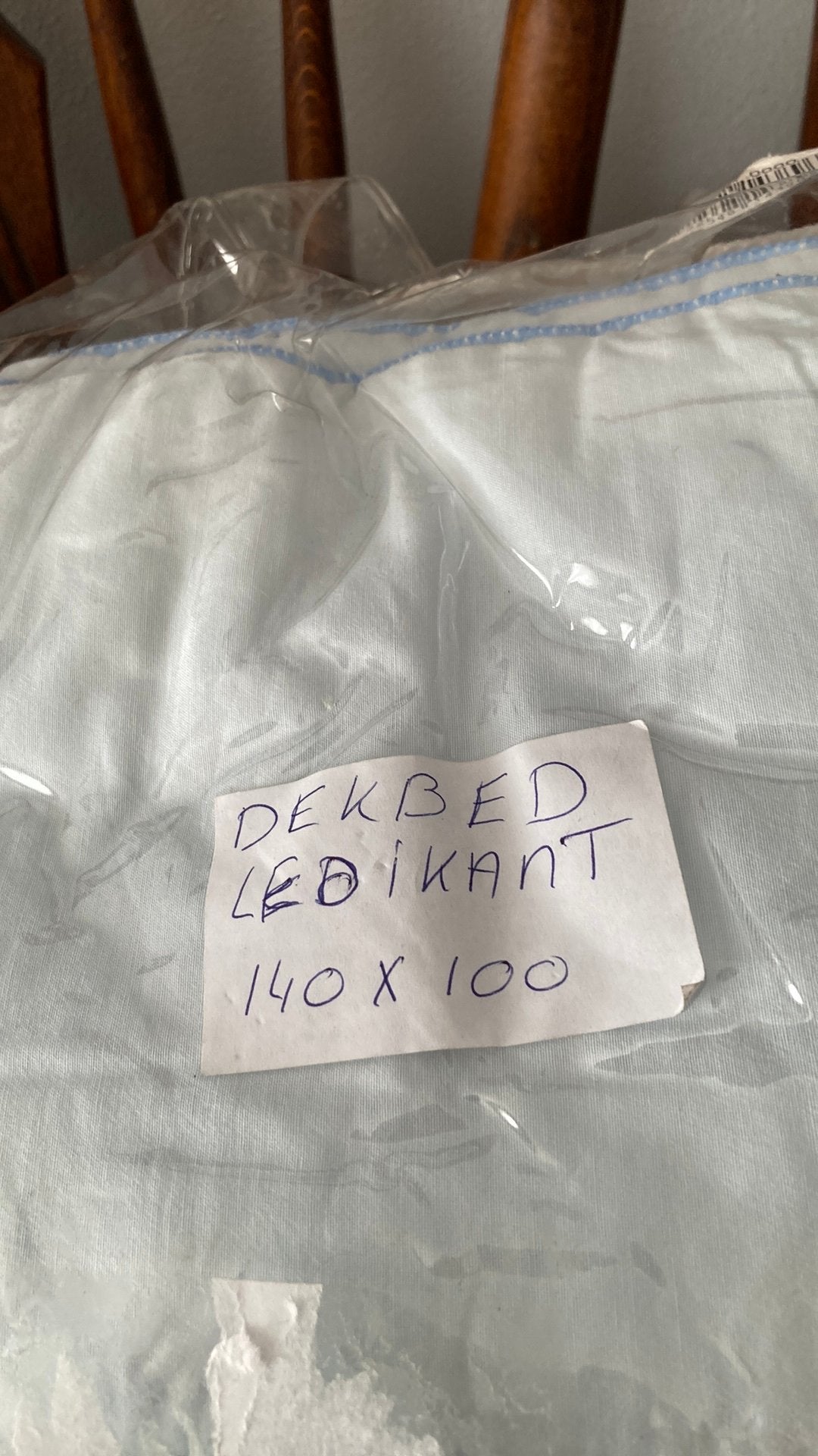 Dekbed ledikant, Kinderen en Baby's, Kinderkamer | Beddengoed, Ophalen of Verzenden, Jongetje of Meisje, Blauw, Deken of Dekbed