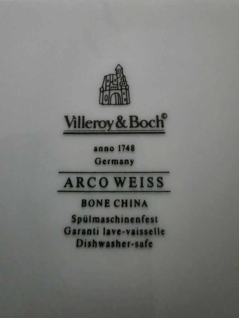 Villeroy & Boch ARCO WEISS servies, Huis en Inrichting, Keuken | Servies, Ophalen, Zo goed als nieuw, Porselein