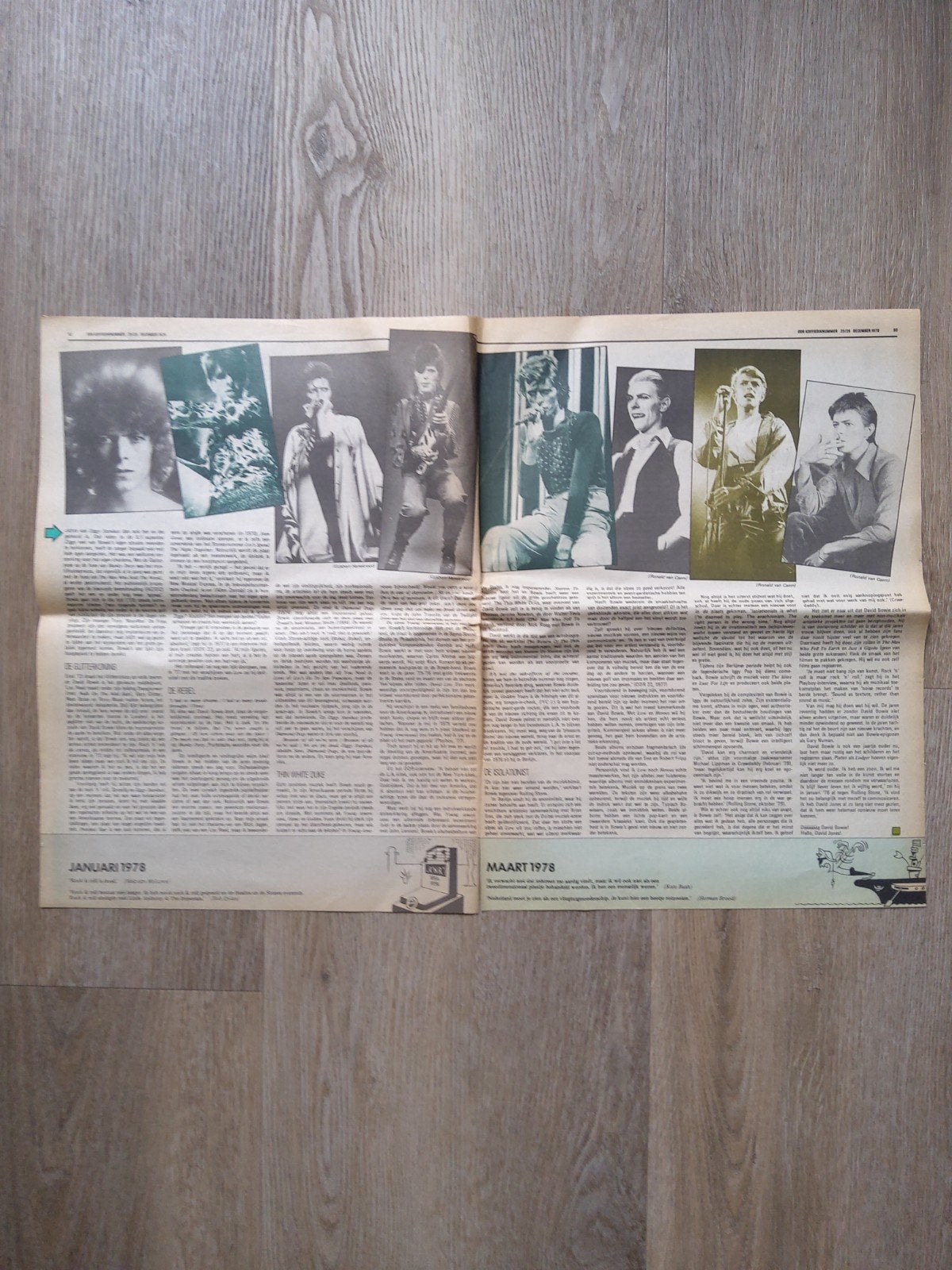 David Bowie:  Afscheid van Bowie  Dec.  1979, Ophalen of Verzenden, Zo goed als nieuw, Boek, Tijdschrift of Artikel