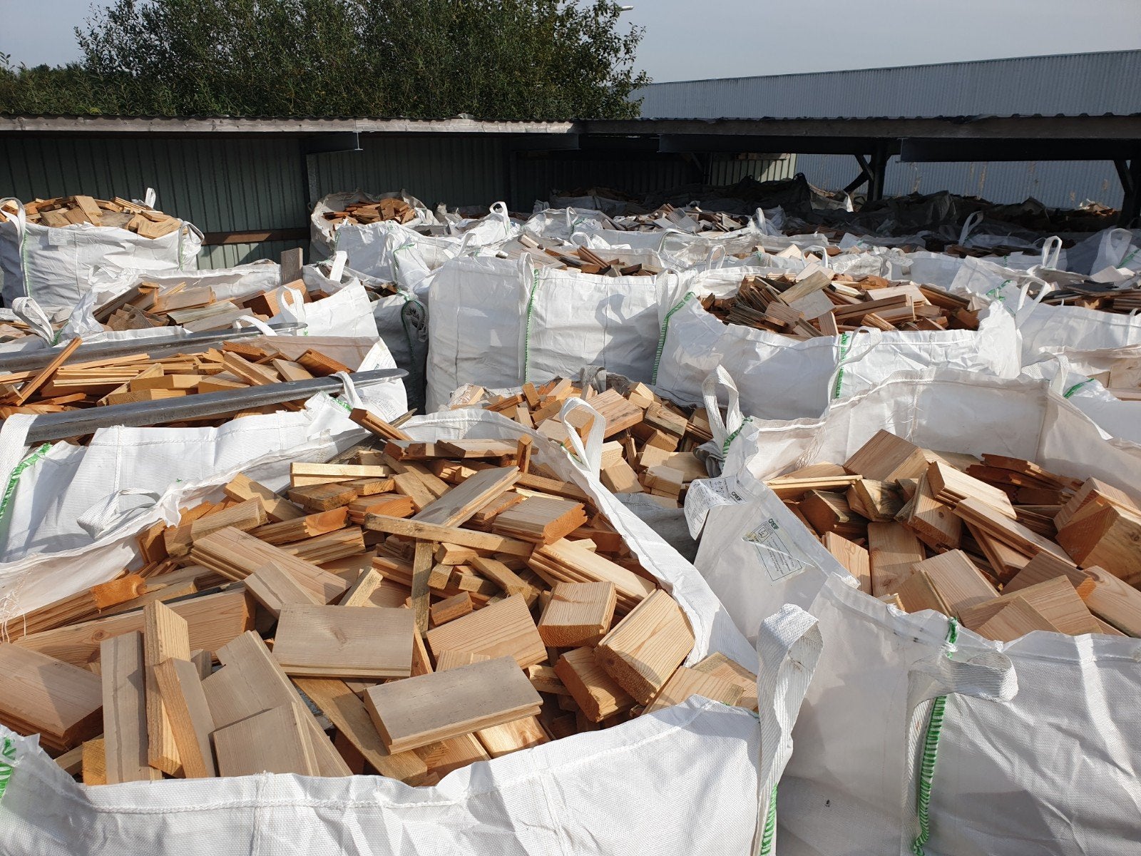 2 m3 onbehandeld,  Droog schoon Hout in Megabigbag, Minder dan 3 m³, Ophalen of Verzenden