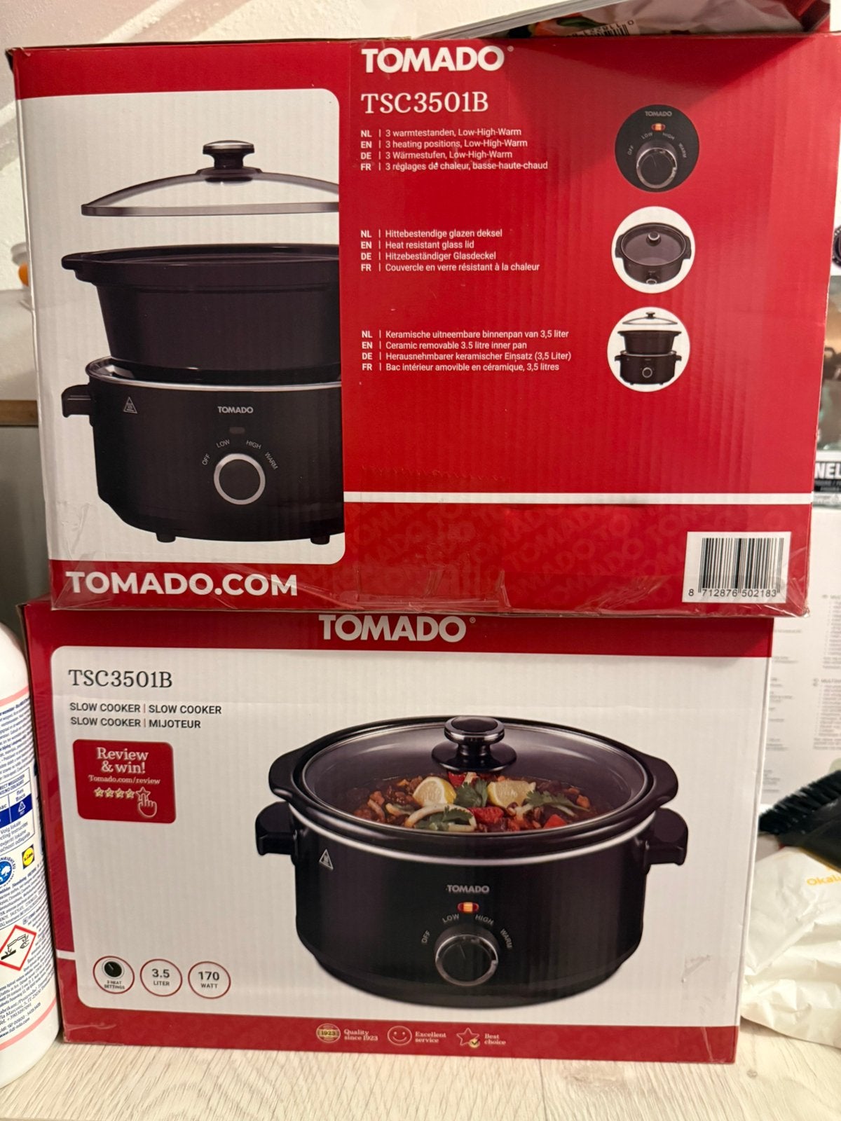 Tomado Slowcooker (Nieuw), Witgoed en Apparatuur, Slowcookers, Ophalen of Verzenden, Nieuw