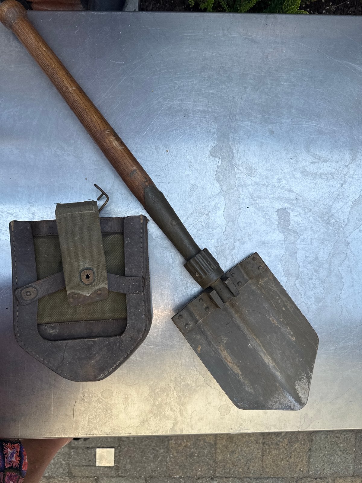 Vintage Militaire Schop - Uniek Verzamelobject, Ophalen, Overige soorten, Overige gebieden, Overige typen