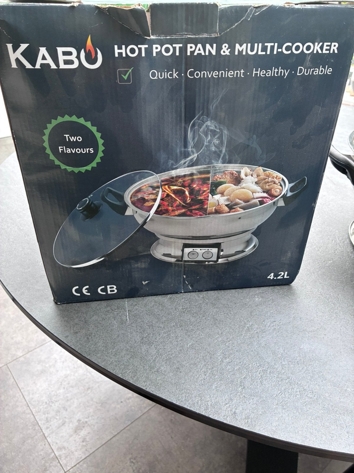 Chinees fondue pan, Ophalen, Zo goed als nieuw, 4 t/m 7 personen