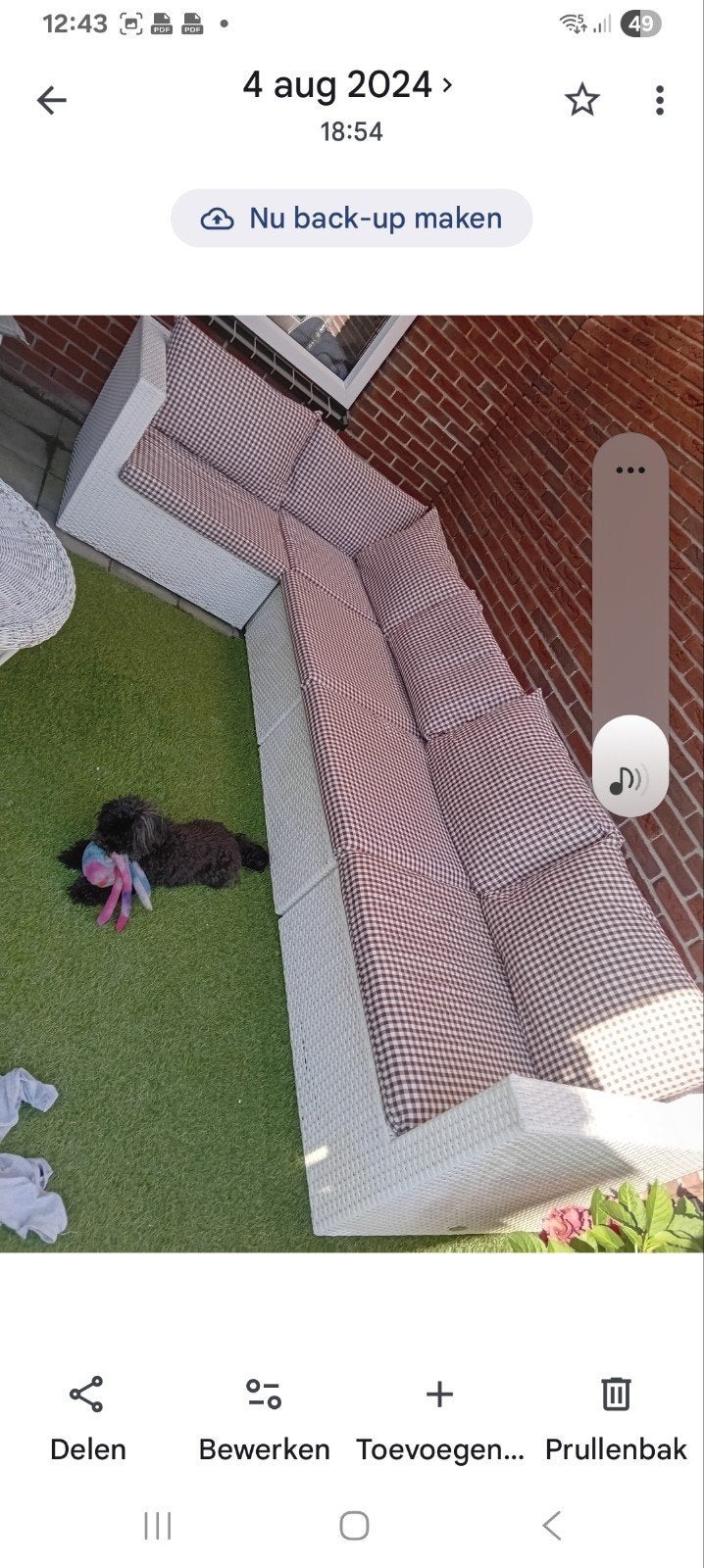 Fonteyn Loungeset in prima staat!, Tuin en Terras, Tuinsets en Loungesets, Gebruikt, Meer dan 8 zitplaatsen, Ophalen of Verzenden