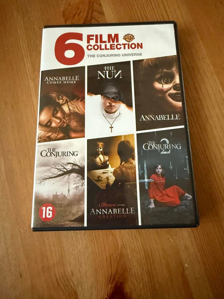 The Conjuring Universe 6 Film Collection DVD NL versie ZGAN, Cd's en Dvd's, Dvd's | Horror, Vanaf 16 jaar, Verzenden, Boxset, Zo goed als nieuw