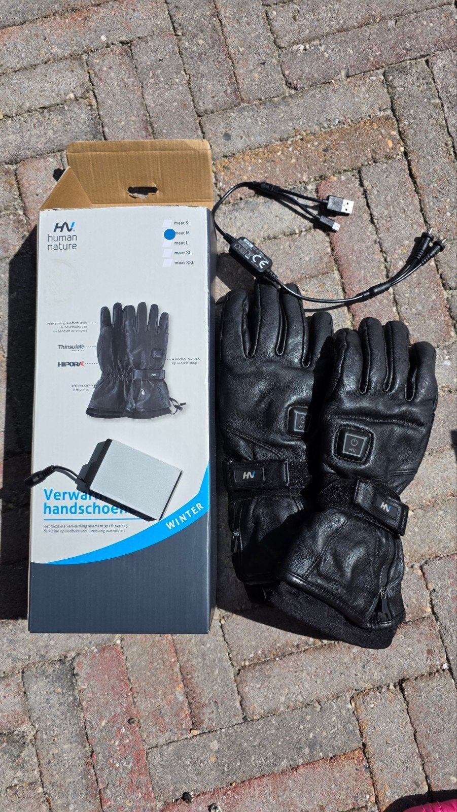 HV Human Nature Verwarmde Handschoenen - Maat M, Ophalen of Verzenden, Gedragen, HV Human Nature
